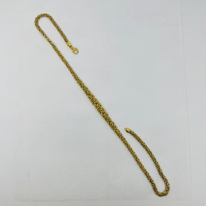 Collier Princesse Maille Royale en Or Jaune 18 Carats