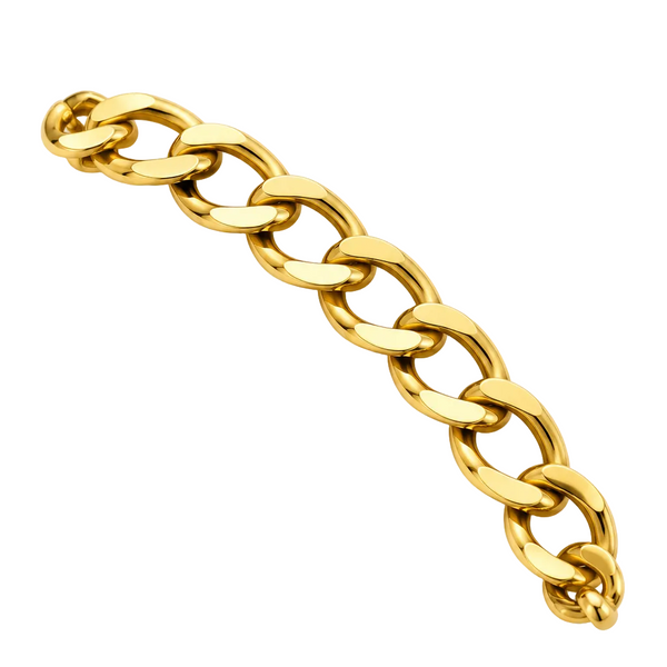 Bracelet Gourmette en Or Jaune 18 Carats