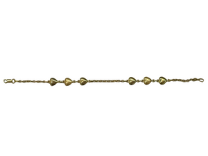 Bracelet Maillon Forçat en Or Jaune 18K