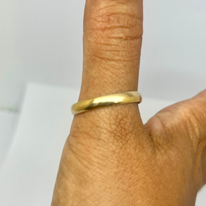 Alliance en Or Jaune 18k - Taille 67