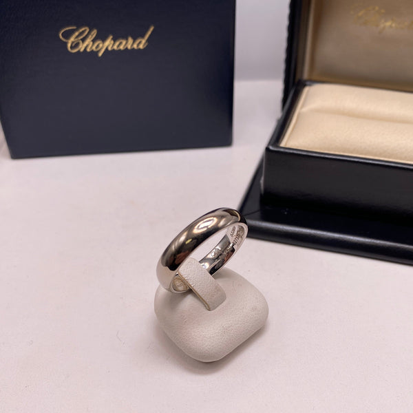 Bague Chopard 18K en Or Gris - Taille 61
