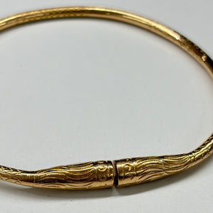 Bracelet Jonc Or Jaune 18 Carats