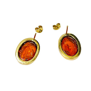 Boucles d'Oreilles Clou en Or Jaune 18K