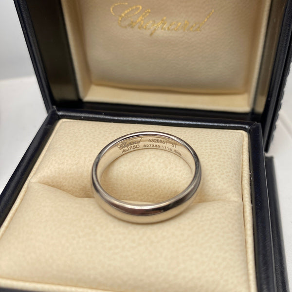Bague Chopard 18K en Or Gris - Taille 61