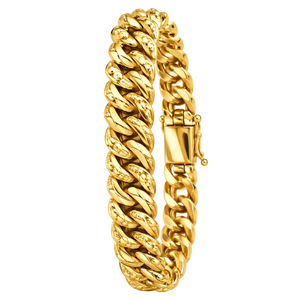 Bracelet Gourmette en Or Jaune 18K