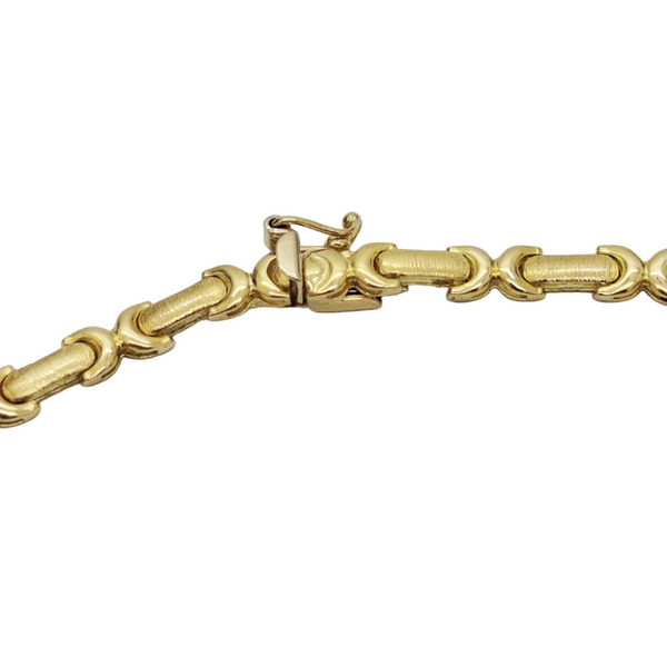 Collier Ras du Cou en Or Jaune 18k