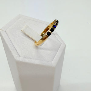 Bague en Onyx en Or Jaune 18k - Taille 56