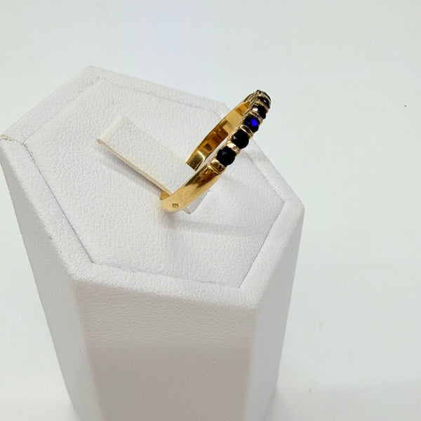 Bague en Onyx en Or Jaune 18k - Taille 56