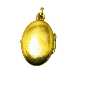 Pendentif Médaillon Authentique en Or Jaune 18 K