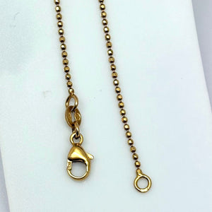 Collier Princesse Or Jaune 18 Carats Maille Fantaisie