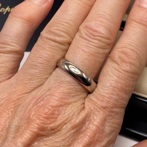 Bague Chopard 18K en Or Gris - Taille 61