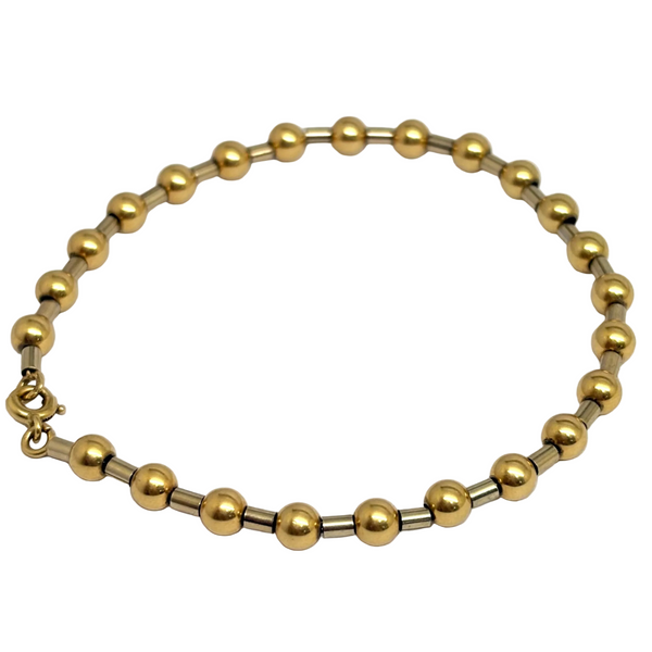 Bracelet Maille Marseillaise en Or Jaune 18 Carats