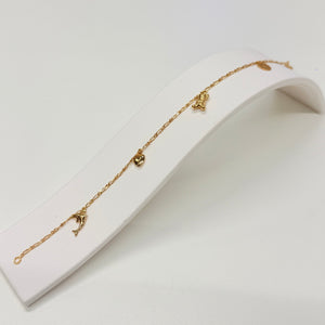 Bracelet Breloque Or Jaune 18K