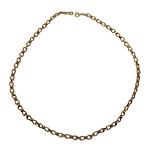 Collier Noeud Papillon en Or Jaune 18 K