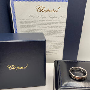 Bague Chopard 18K en Or Gris - Taille 61