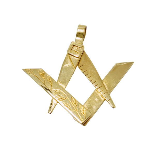 Pendentif Artisanale en Or Jaune 18k
