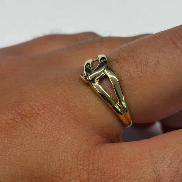 Bague Nœud en Or Jaune 18K - Taille 51