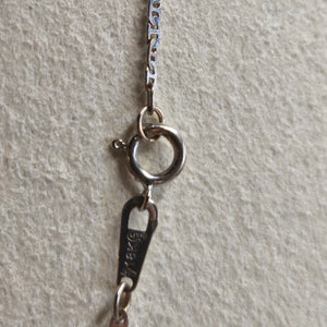 Collier en Or Blanc 18 K Maille Marine