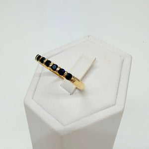 Bague en Onyx en Or Jaune 18k - Taille 56