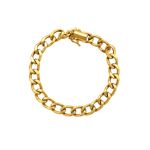 Bracelet Gourmette en Or Jaune 18 Carats