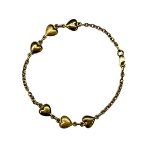 Bracelet Maillon Forçat en Or Jaune 18K