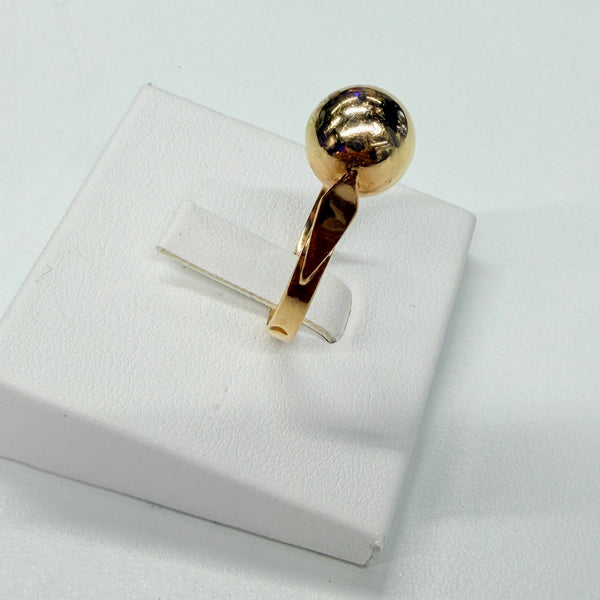 Bague en or jaune 18 K - Taille 56