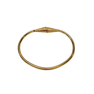 Bracelet Jonc Ouvert en Or Jaune 18k
