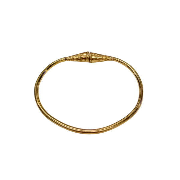 Bracelet Jonc Ouvert en Or Jaune 18k