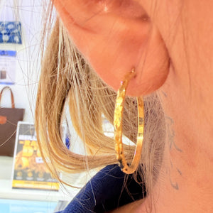 Créoles en Or Jaune 18 K