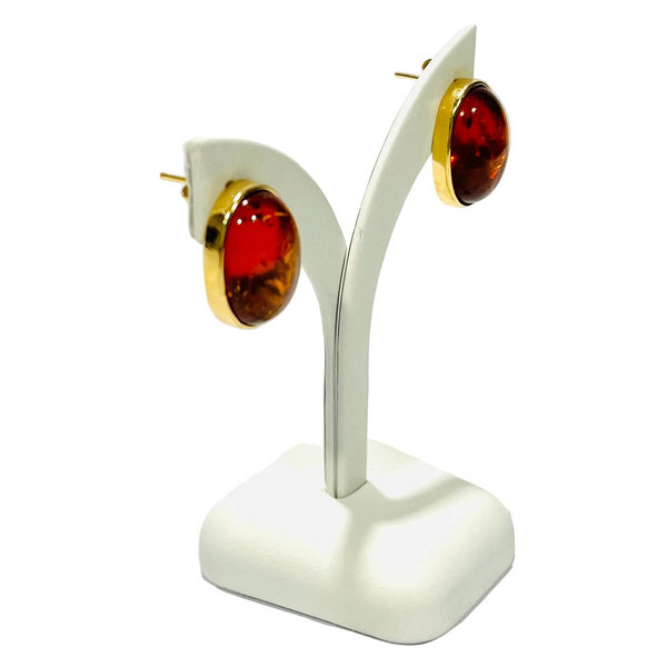 Boucles d'Oreilles Clou en Or Jaune 18K