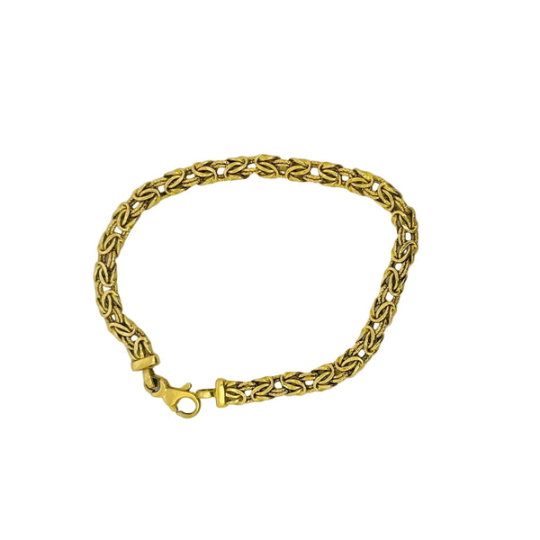 Bracelet Gourmette Maille Royale en Or Jaune 18 Carats