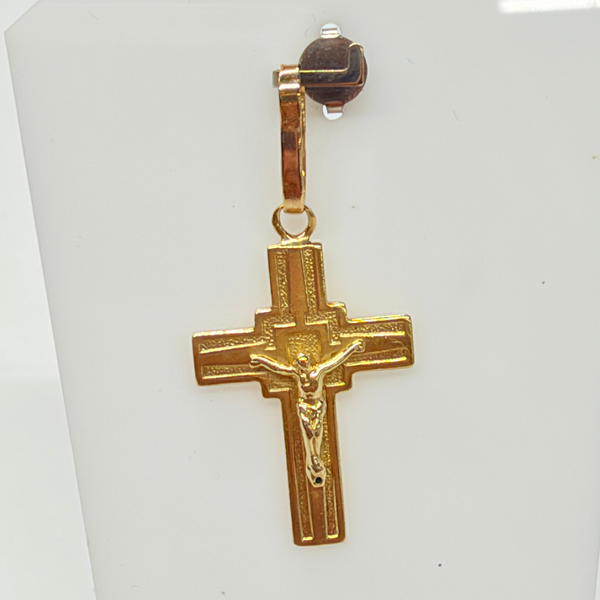 Pendentif Croix Or Jaune 18K