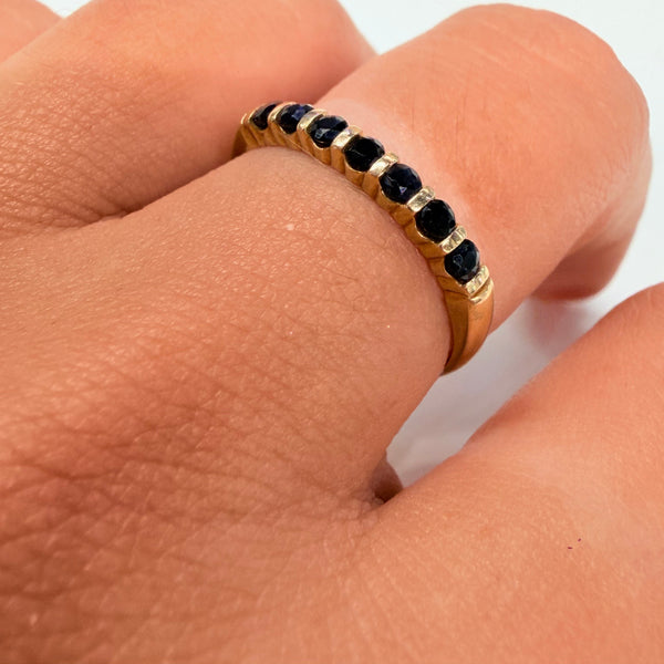 Bague en Onyx en Or Jaune 18k - Taille 56