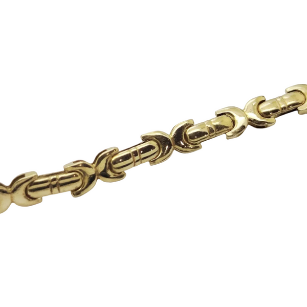Collier Ras du Cou en Or Jaune 18k