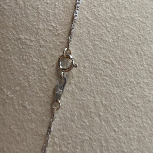 Collier en Or Blanc 18 K Maille Marine
