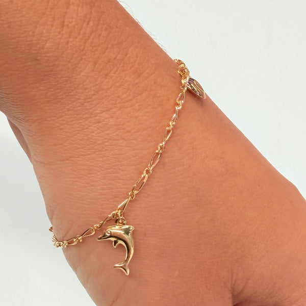 Bracelet Breloque Or Jaune 18K