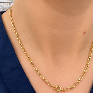 Collier Princesse Maille Cheval en Or Jaune 18 Carats