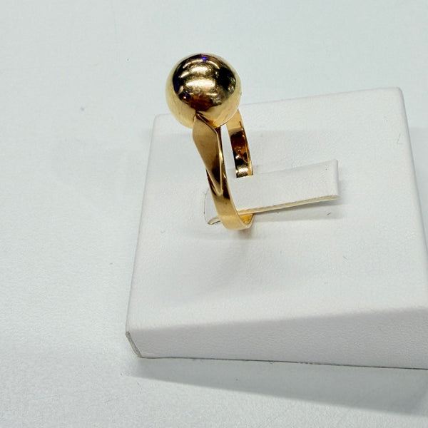 Bague en or jaune 18 K - Taille 56
