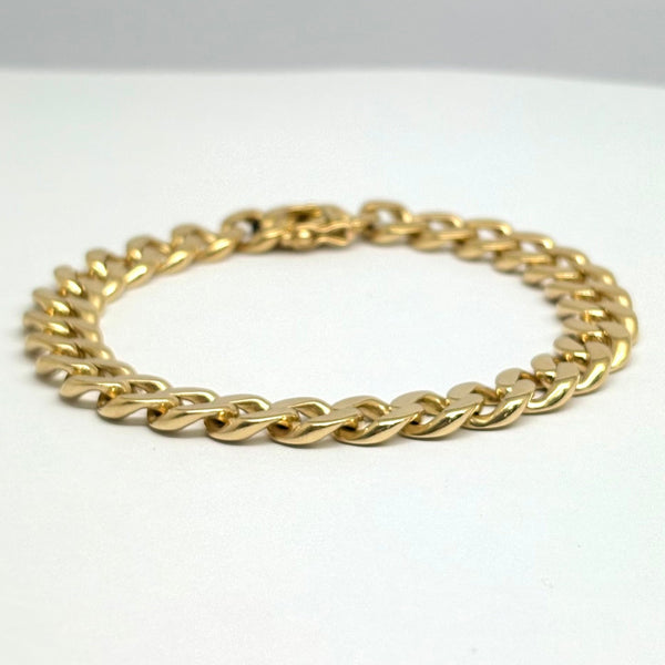 Bracelet Gourmette Or Jaune 18 Carats