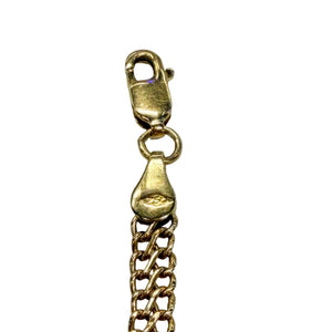 Bracelet Maille Fantaisie en Or Jaune 18k