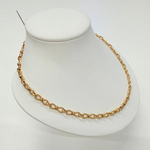 Collier Noeud Papillon en Or Jaune 18 K