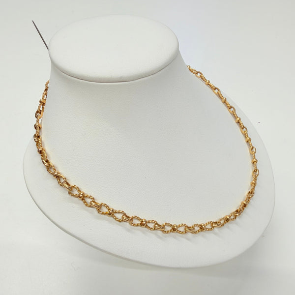 Collier Noeud Papillon en Or Jaune 18 K