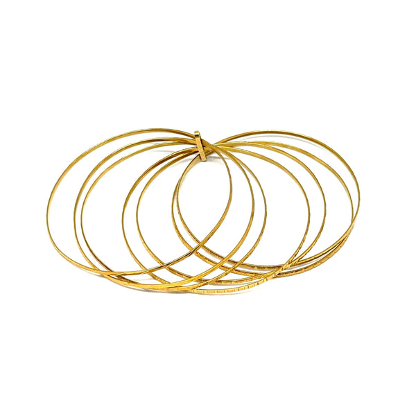 Bracelet Semainier en Or Jaune 18k