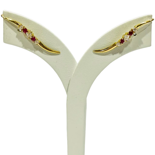 Boucles d'Oreilles Clou Or Jaune 18 Carats