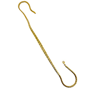 Collier Ras du Cou Tressé en Or Jaune 18 Carats