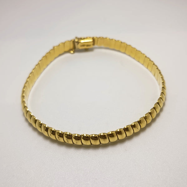 Bracelet Artisanal en Or Jaune 18 Carats