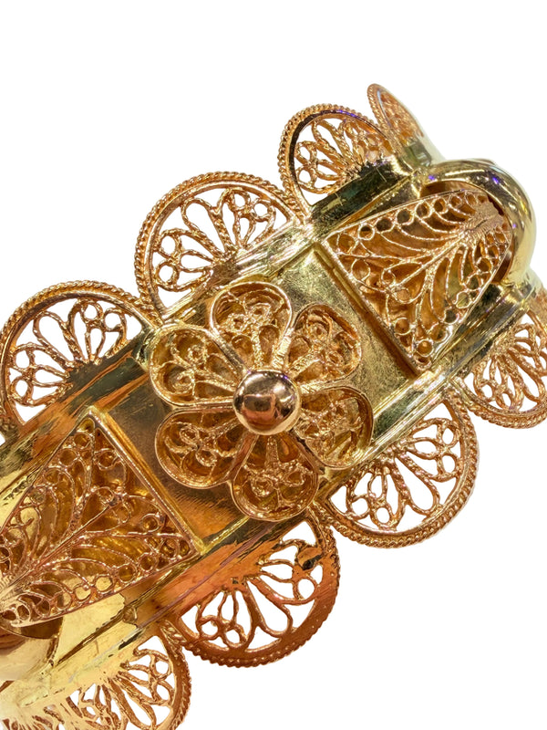 Bracelet Manchette en Or Jaune 18k