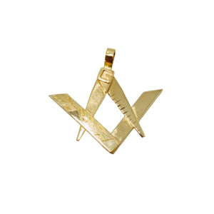 Pendentif Artisanale en Or Jaune 18k