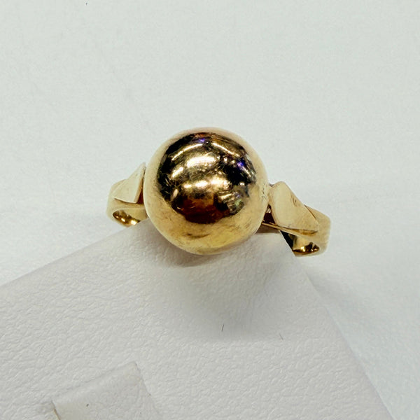 Bague en or jaune 18 K - Taille 56