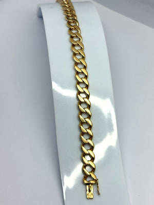Bracelet Gourmette Or Jaune 18 Carats